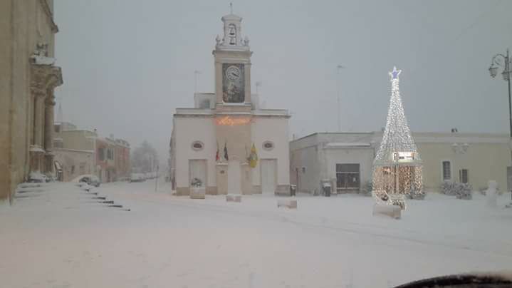 Meteo Borgagne Lecce: oltre 30 centimetri di neve